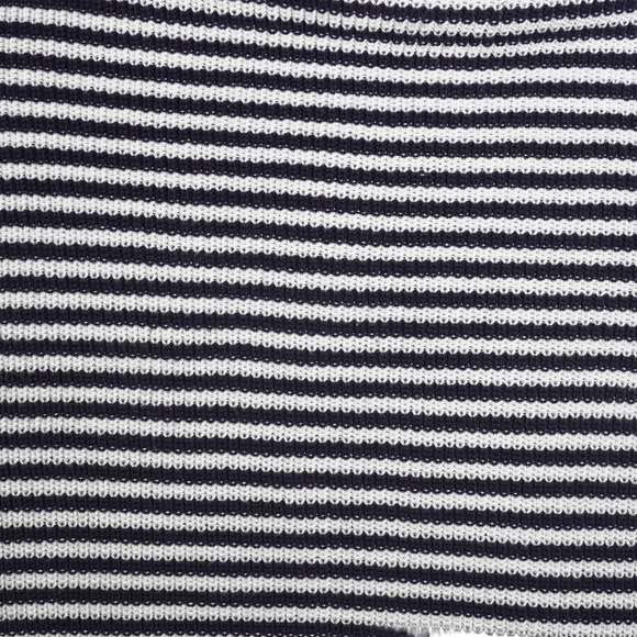 Lauren Ralph Lauren Navy White Striped Cotton Sweater Sz XL Nautical Preppy EUC - Picture 8 of 13